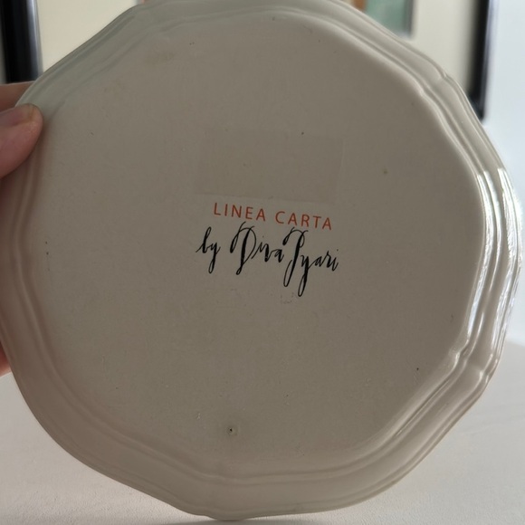 Linea Carta by Dina Pyari, Letter M Plate, Majestic Moonlight by Anthropologie - Picture 4 of 5